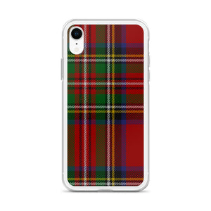 RED TARTAN PLAID iPhone Case