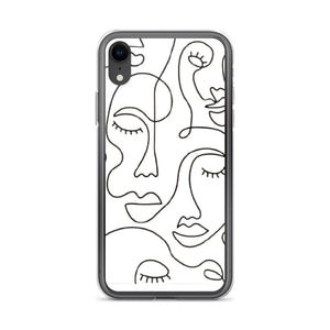 MODERN FACES iPhone Case