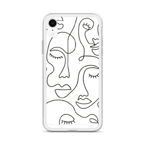 MODERN FACES iPhone Case