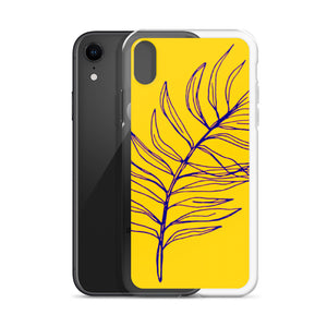 YELLOW PALM iPhone Case