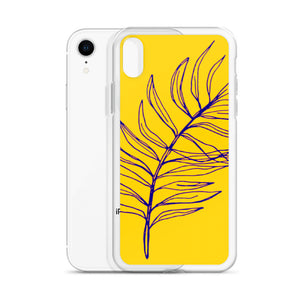 YELLOW PALM iPhone Case