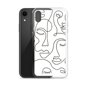 MODERN FACES iPhone Case