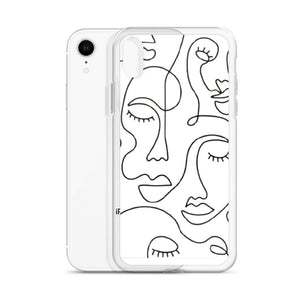 MODERN FACES iPhone Case