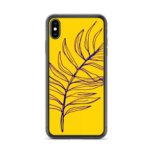 YELLOW PALM iPhone Case