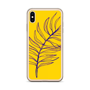 YELLOW PALM iPhone Case