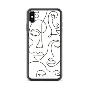 MODERN FACES iPhone Case