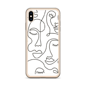 MODERN FACES iPhone Case