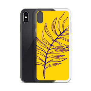 YELLOW PALM iPhone Case