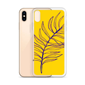 YELLOW PALM iPhone Case