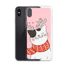 Load image into Gallery viewer, CHRISTMAS CAT iPhone Case
