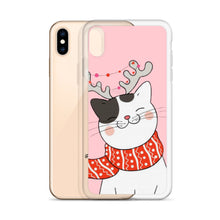 Load image into Gallery viewer, CHRISTMAS CAT iPhone Case
