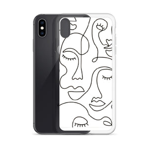 MODERN FACES iPhone Case