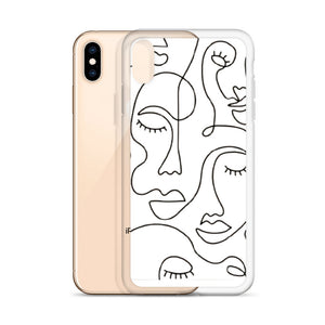 MODERN FACES iPhone Case