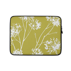 COASTAL MOSS FLORAL Laptop Sleeve