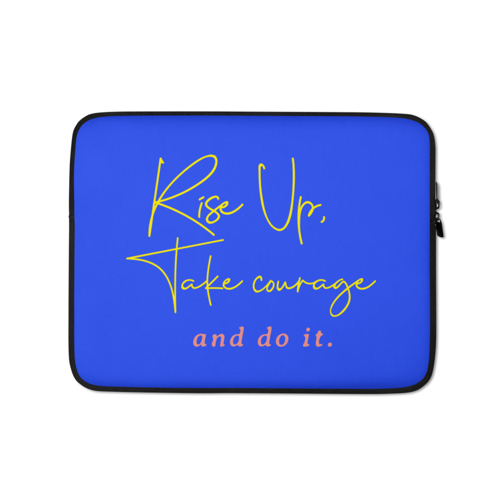 TAKE COURAGE Laptop Sleeve