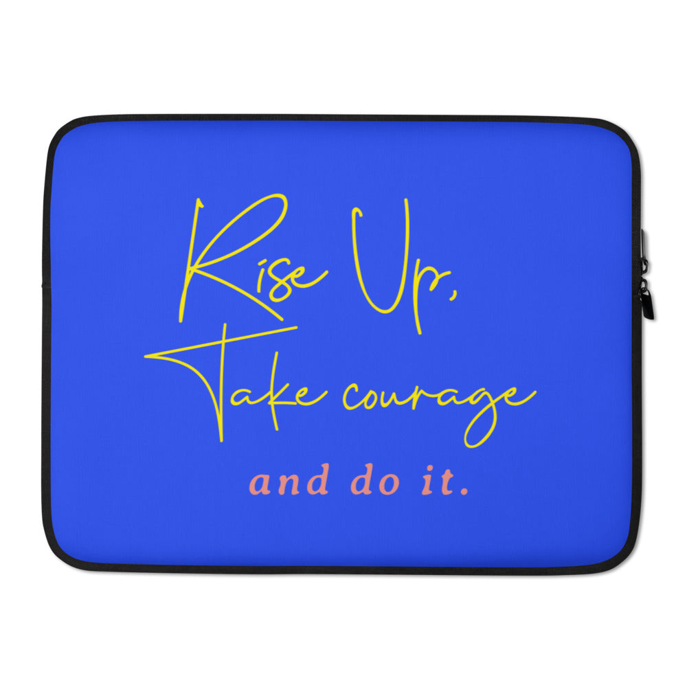 TAKE COURAGE Laptop Sleeve