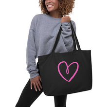 Load image into Gallery viewer, AMOUR Large organic tote bag
