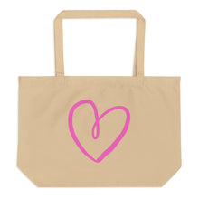 Load image into Gallery viewer, AMOUR Large organic tote bag
