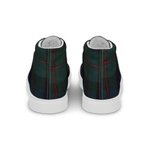 Load image into Gallery viewer, BLACKWATCH TARTAN PLAID Men’s high top canvas shoes
