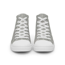 Load image into Gallery viewer, MODERN LINES Men’s high top canvas shoes
