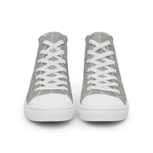 MODERN LINES Men’s high top canvas shoes