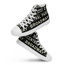 Load image into Gallery viewer, NEW YORK Men’s high top canvas shoes
