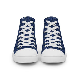 MEDALLION Men’s high top canvas shoes