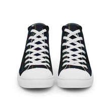 Load image into Gallery viewer, BLACKWATCH TARTAN PLAID Men’s high top canvas shoes
