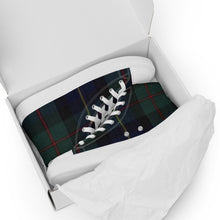 Load image into Gallery viewer, BLACKWATCH TARTAN PLAID Men’s high top canvas shoes
