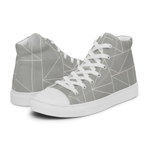 MODERN LINES Men’s high top canvas shoes