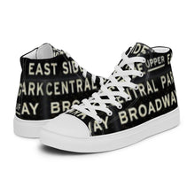 Load image into Gallery viewer, NEW YORK Men’s high top canvas shoes
