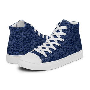 MEDALLION Men’s high top canvas shoes