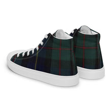 Load image into Gallery viewer, BLACKWATCH TARTAN PLAID Men’s high top canvas shoes
