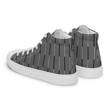 Load image into Gallery viewer, LINEAR Men’s high top canvas shoes
