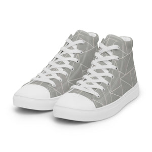 MODERN LINES Men’s high top canvas shoes