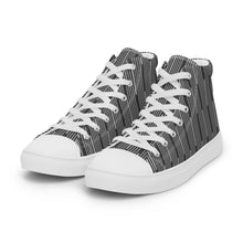 Load image into Gallery viewer, LINEAR Men’s high top canvas shoes
