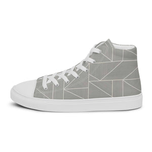 MODERN LINES Men’s high top canvas shoes