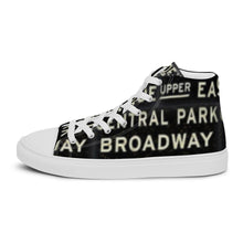 Load image into Gallery viewer, NEW YORK Men’s high top canvas shoes
