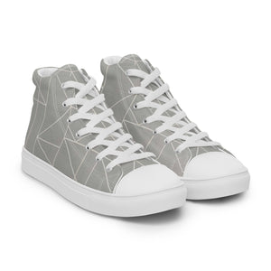 MODERN LINES Men’s high top canvas shoes