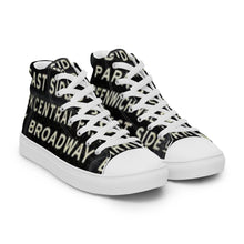 Load image into Gallery viewer, NEW YORK Men’s high top canvas shoes
