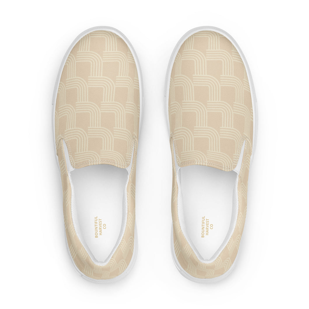 COLUMBO Men’s slip-on canvas shoes