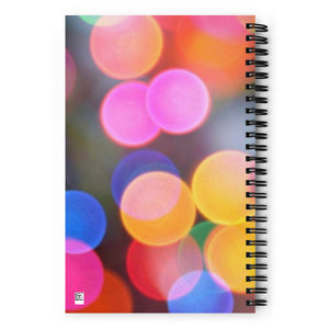 BRIGHT LIGHTS Spiral notebook