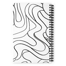 Load image into Gallery viewer, MODERN LINES Spiral notebook
