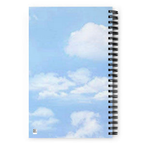 BLUE SKIES Spiral notebook