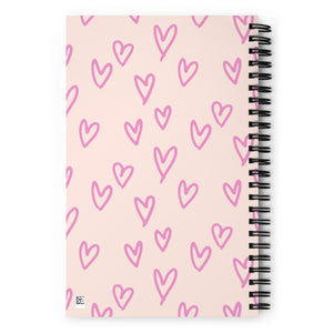 HEARTS Spiral notebook