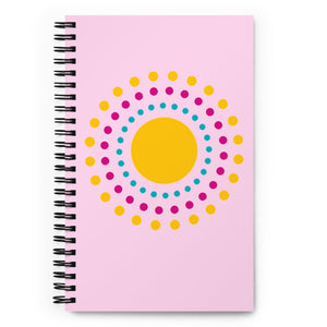 RADIANT SUN Spiral notebook