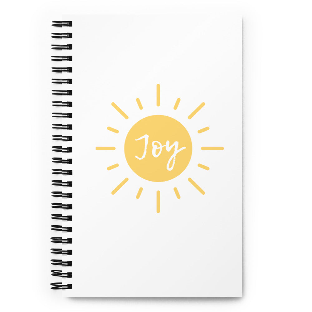 JOY Spiral notebook