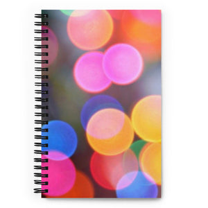 BRIGHT LIGHTS Spiral notebook