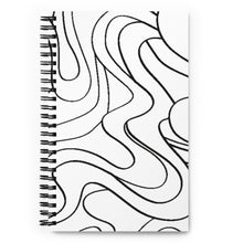 Load image into Gallery viewer, MODERN LINES Spiral notebook
