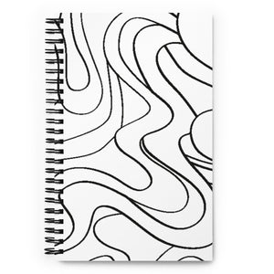 MODERN LINES Spiral notebook